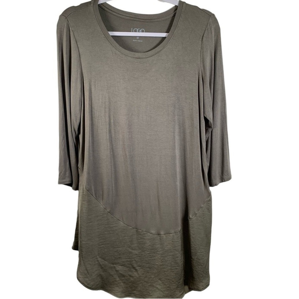 Elegant Olive Long Sleeve Top